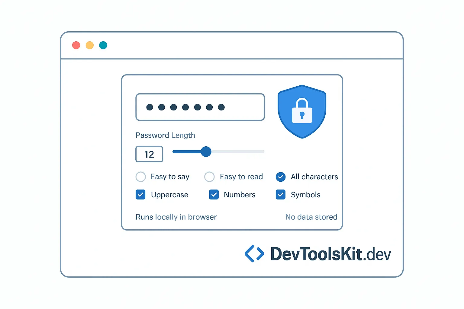Customize password generator